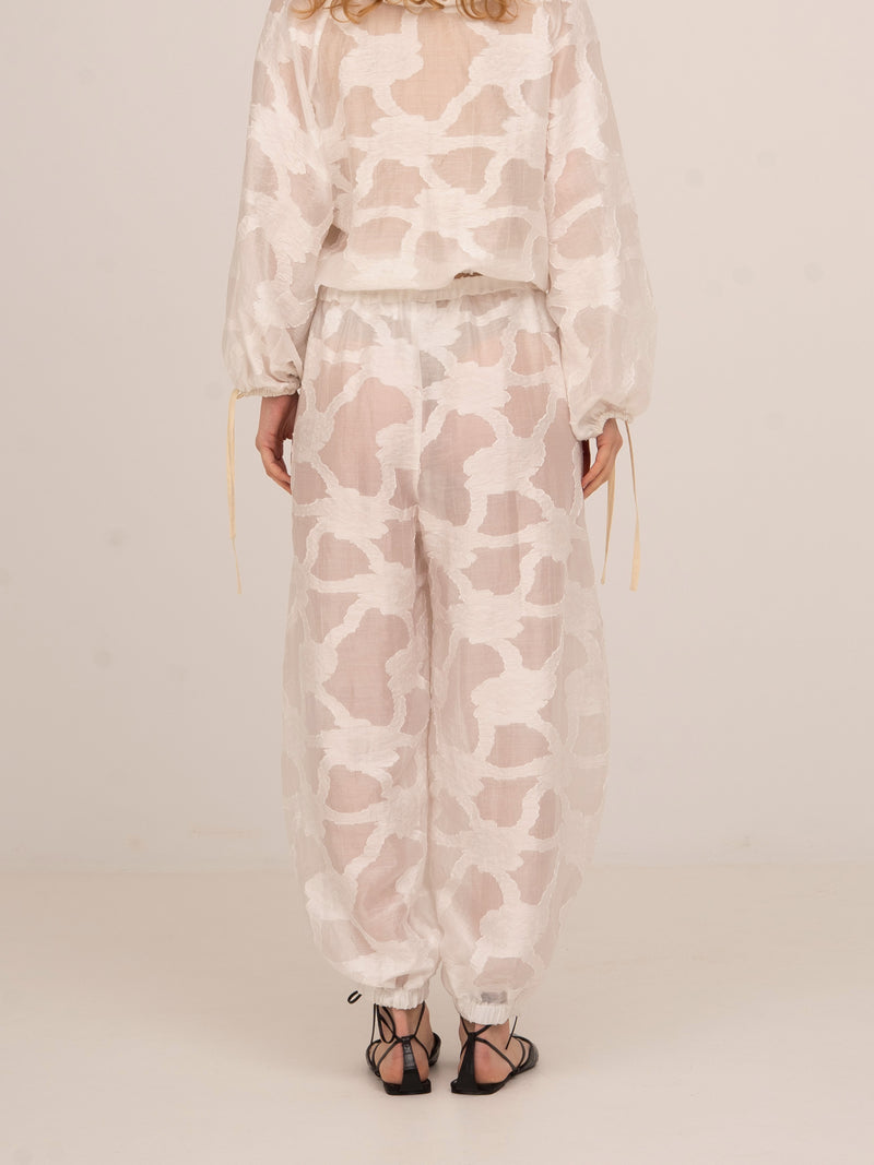 Printworks White Balloon Pants
