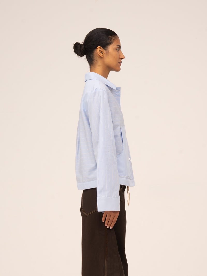 Hunter Striped Blue Shirt