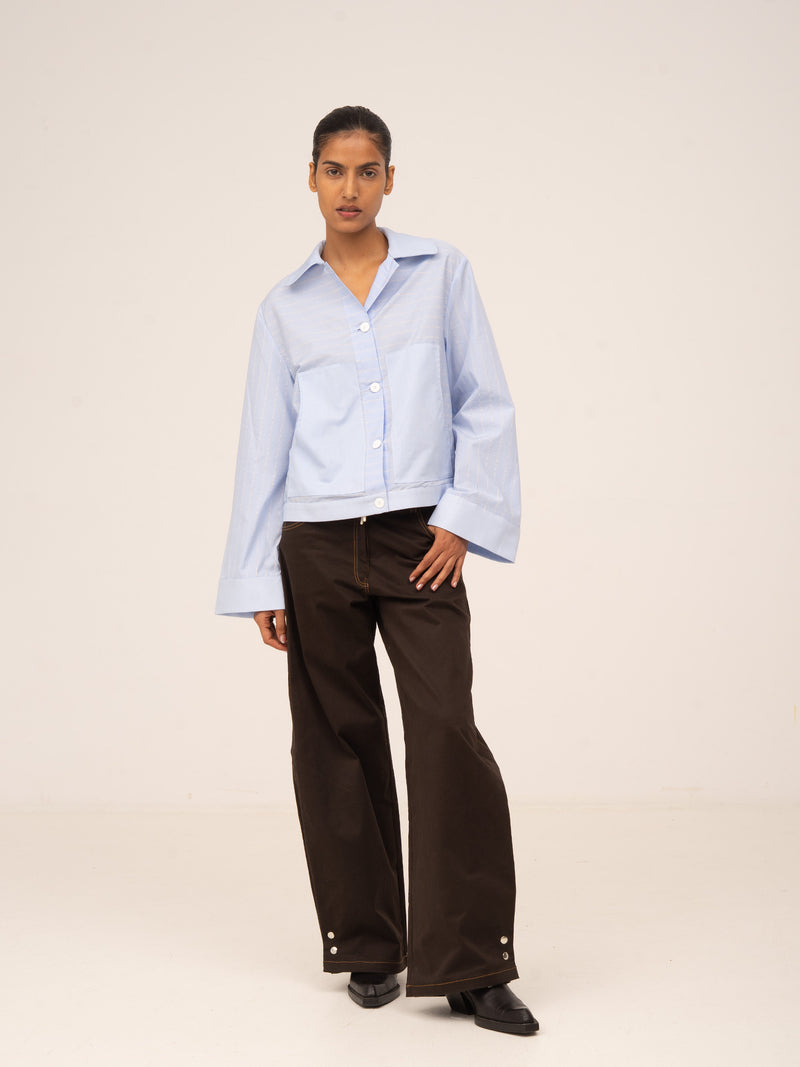Hunter Striped Blue Shirt