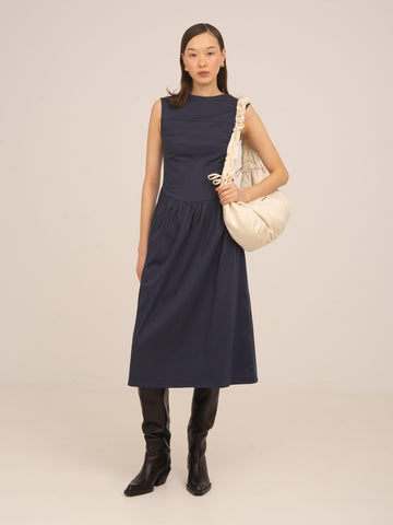Frame Blue Midi Dress