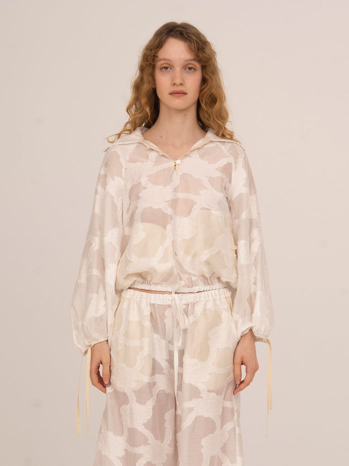 Printworks White Balloon Blouse 