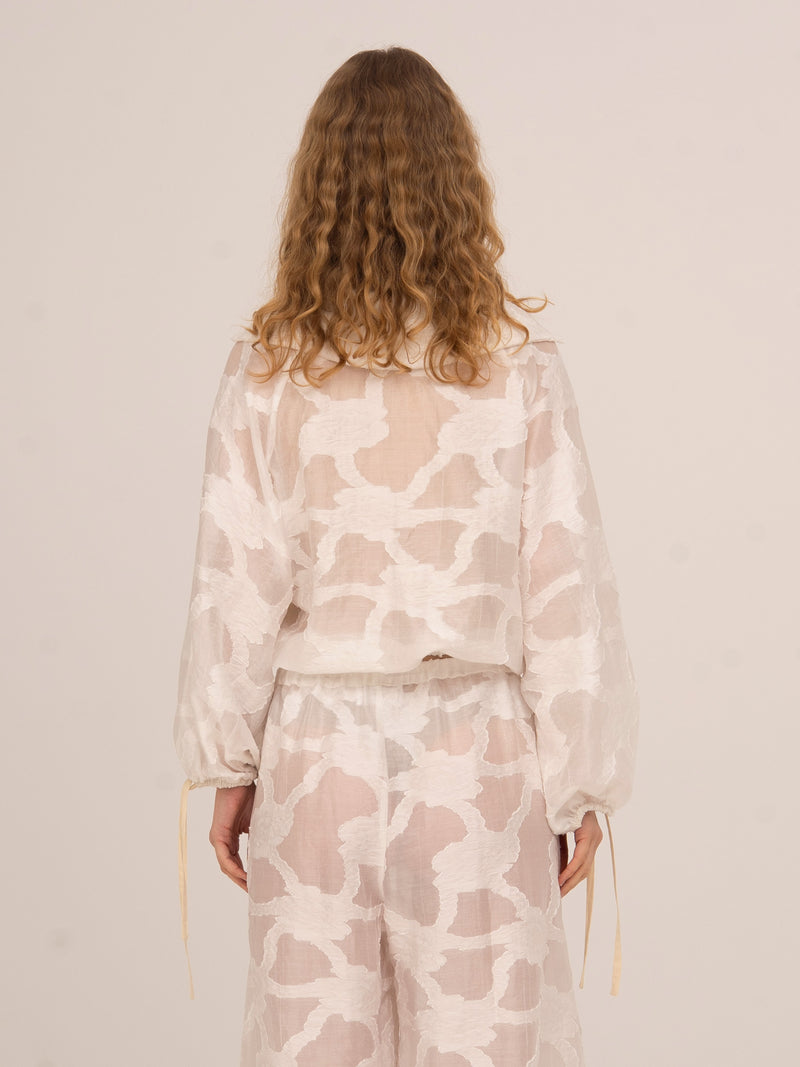 Printworks White Balloon Blouse 