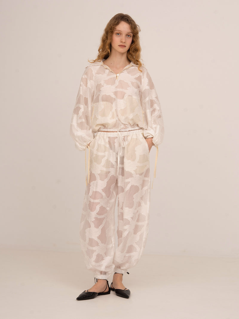 Printworks White Balloon Blouse 