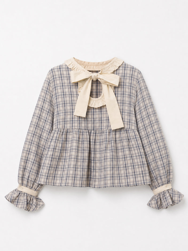 Heather Starlit Check Blouse