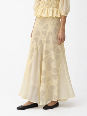 Buttercup Floral Midi Skirt