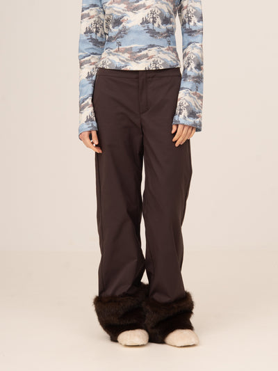 Bear Brown Fur Pants 