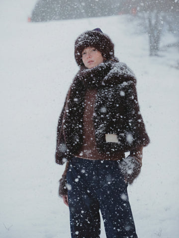 Bear Brown Fur Pants