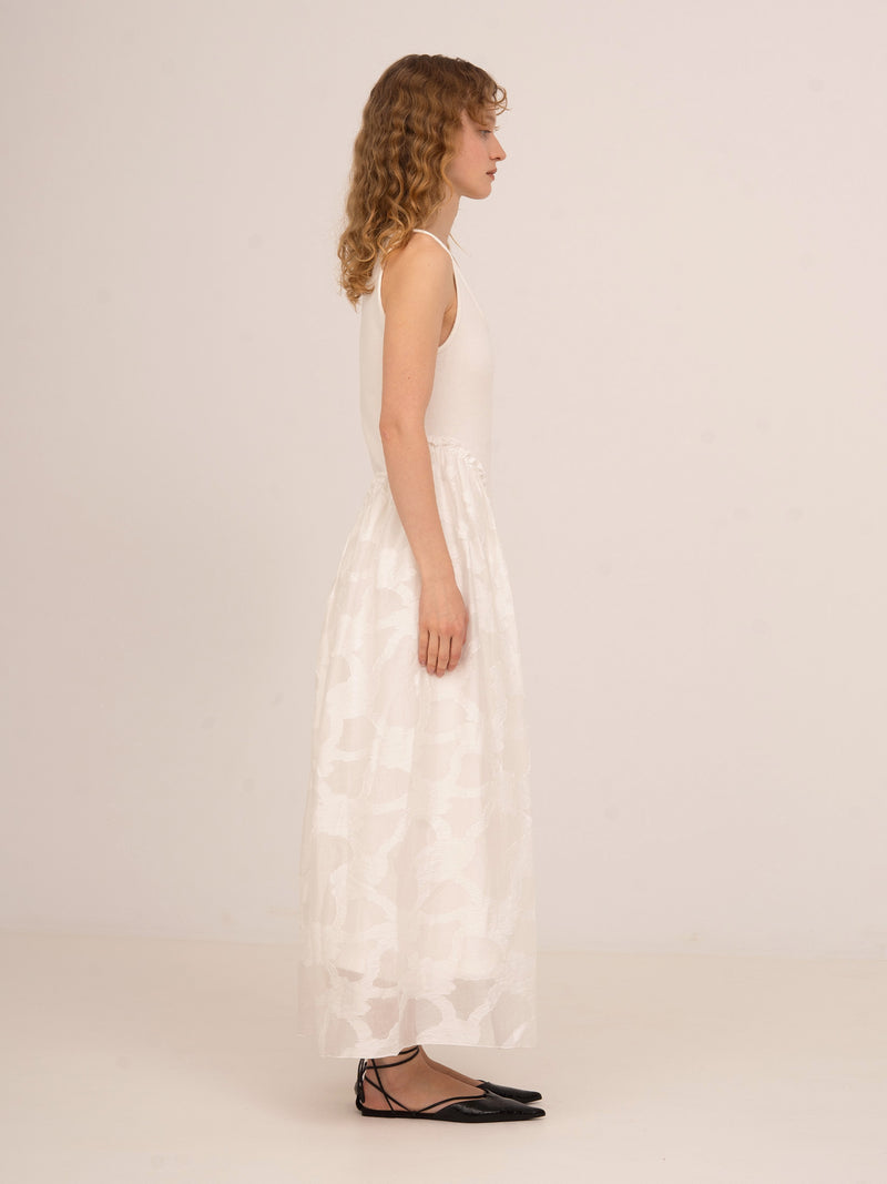 Printworks White Midi Dress