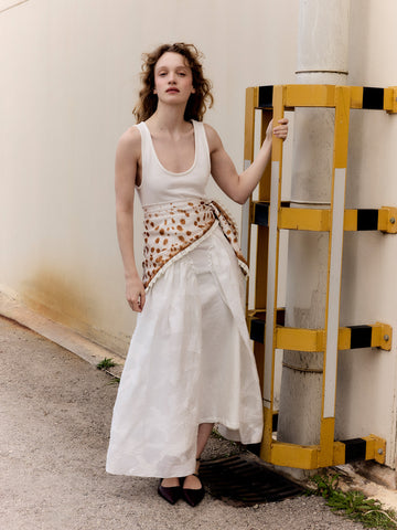 Printworks White Midi Dress