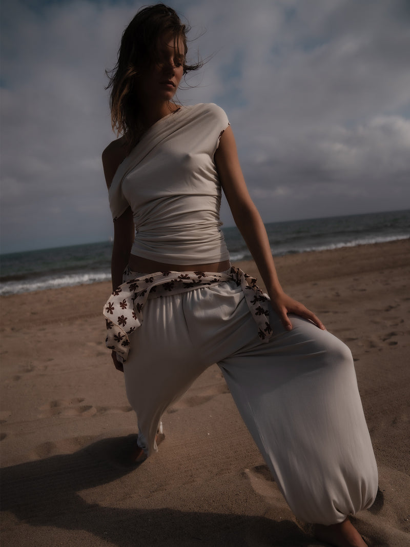 Riviera Ivory Balloon Pants