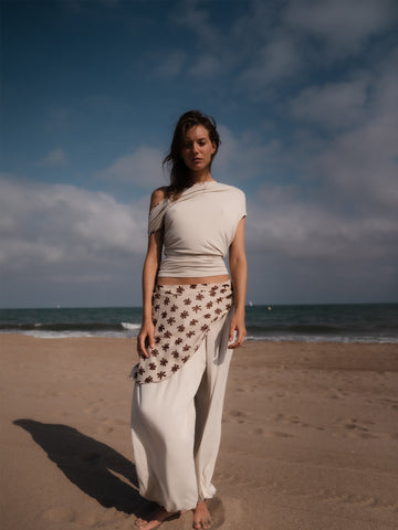 Riviera Ivory Balloon Pants