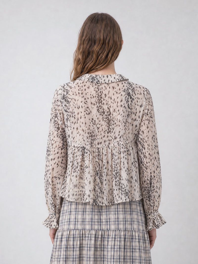Snow Leopard Blouse