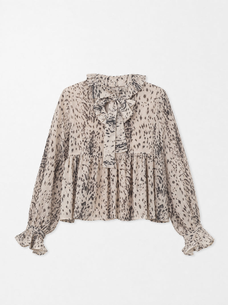 Snow Leopard Blouse