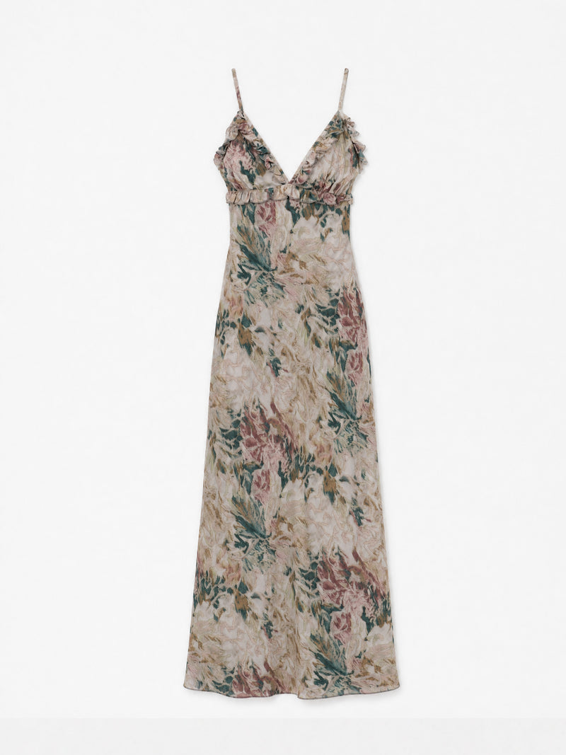 Livia Floral Watercolor Maxi Dress