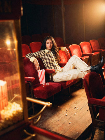 Clown Cream Sparkle Pants