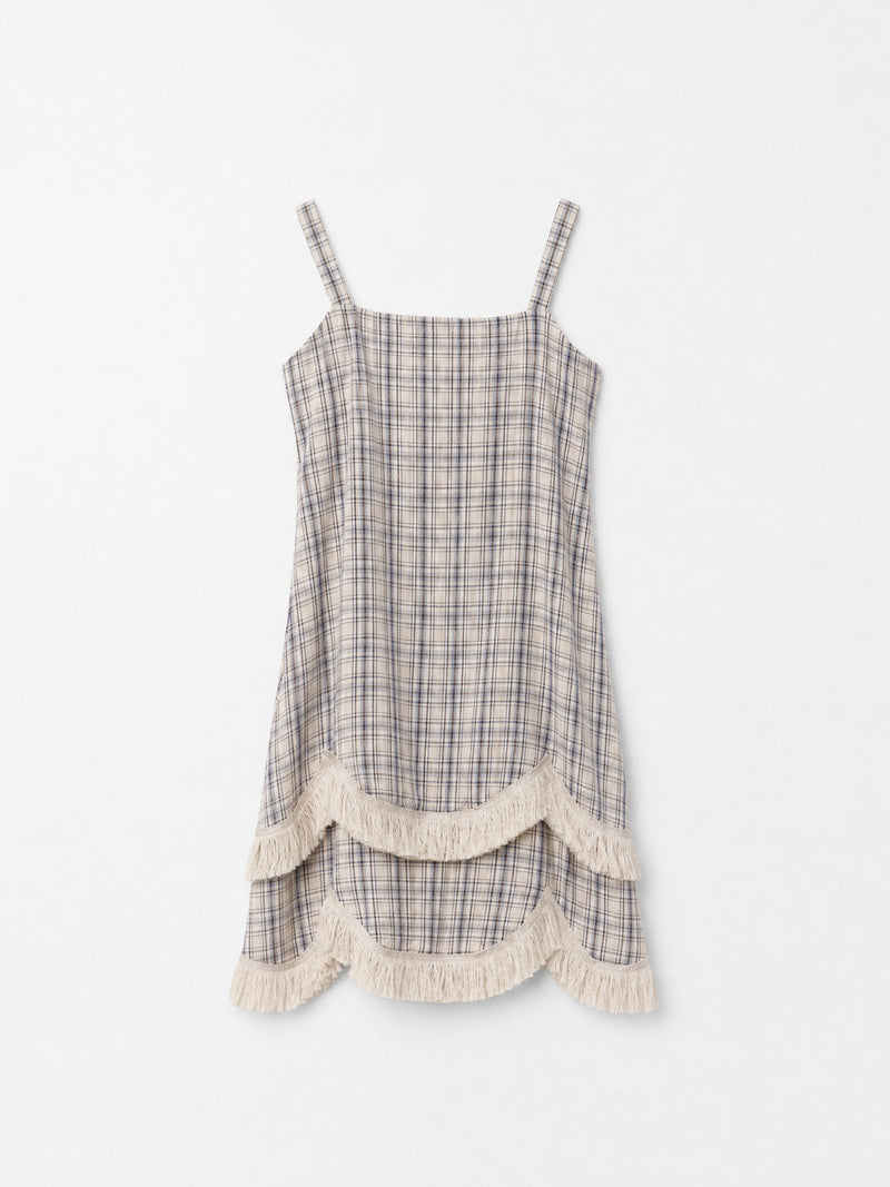 Heather Check Mini Dress