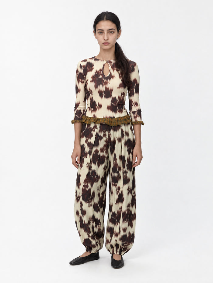 Field Floral Print Trousers