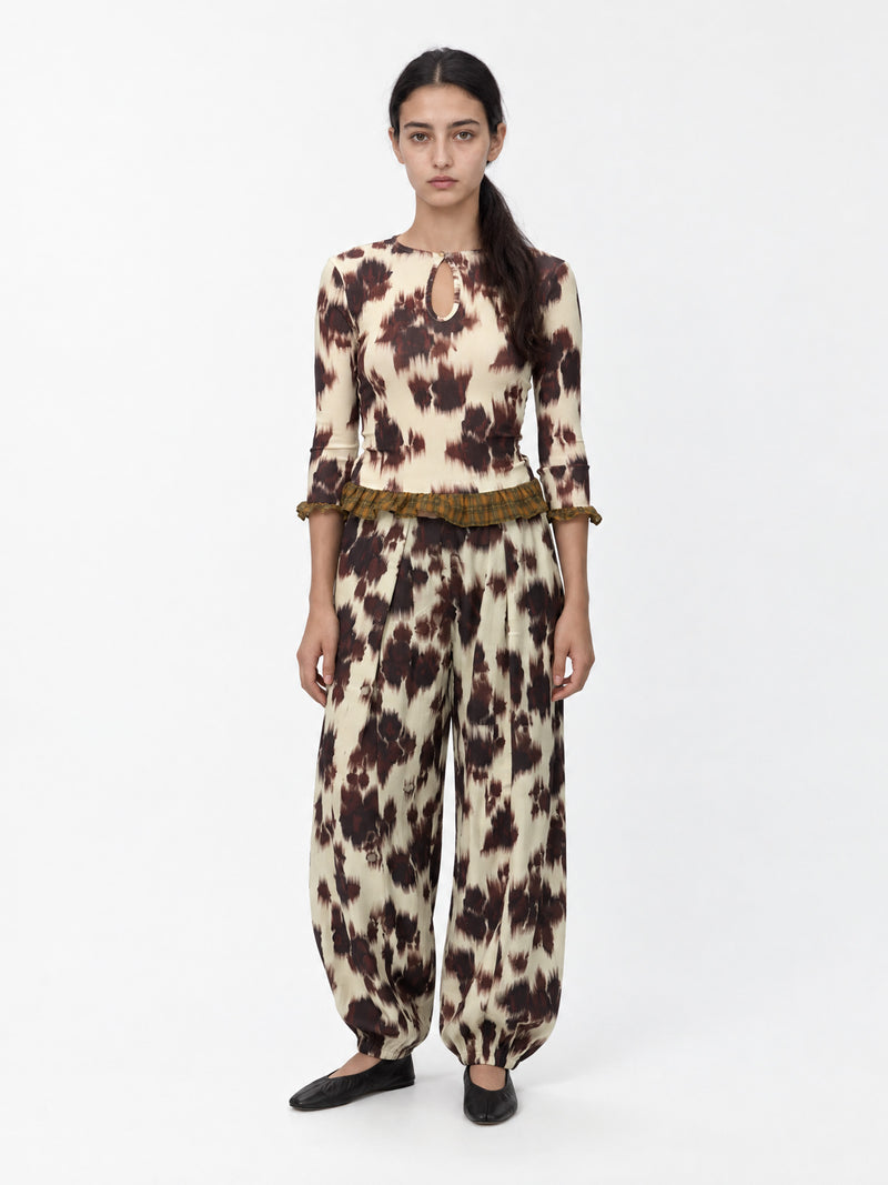 Field Floral Print Trousers