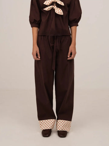 Juggler Brown Polka Dot Pants