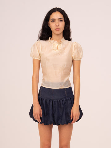 Cream Echo Blouse