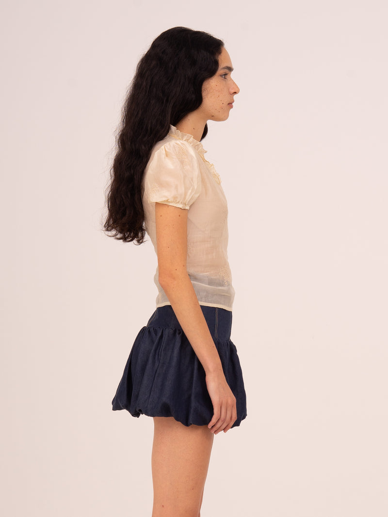 Cream Echo Blouse