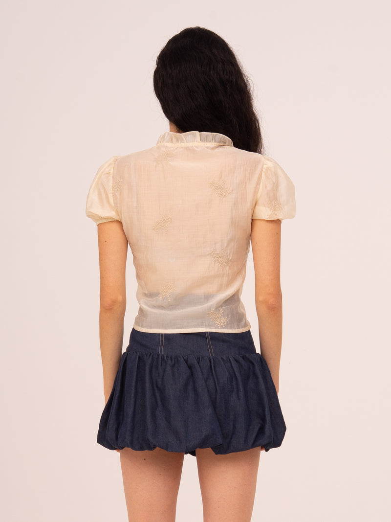 Cream Echo Blouse