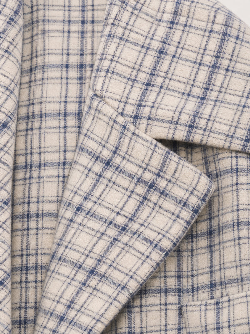 Heather Check Trench Coat
