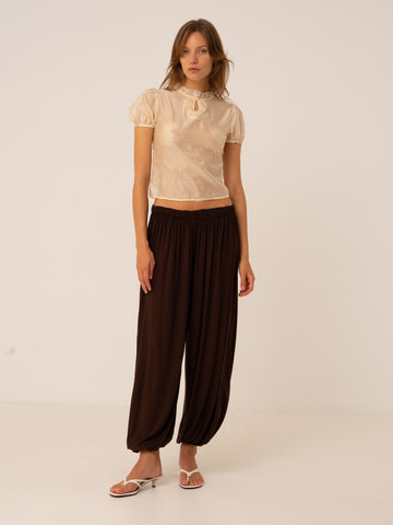 Bruna Jersey Balloon Pants