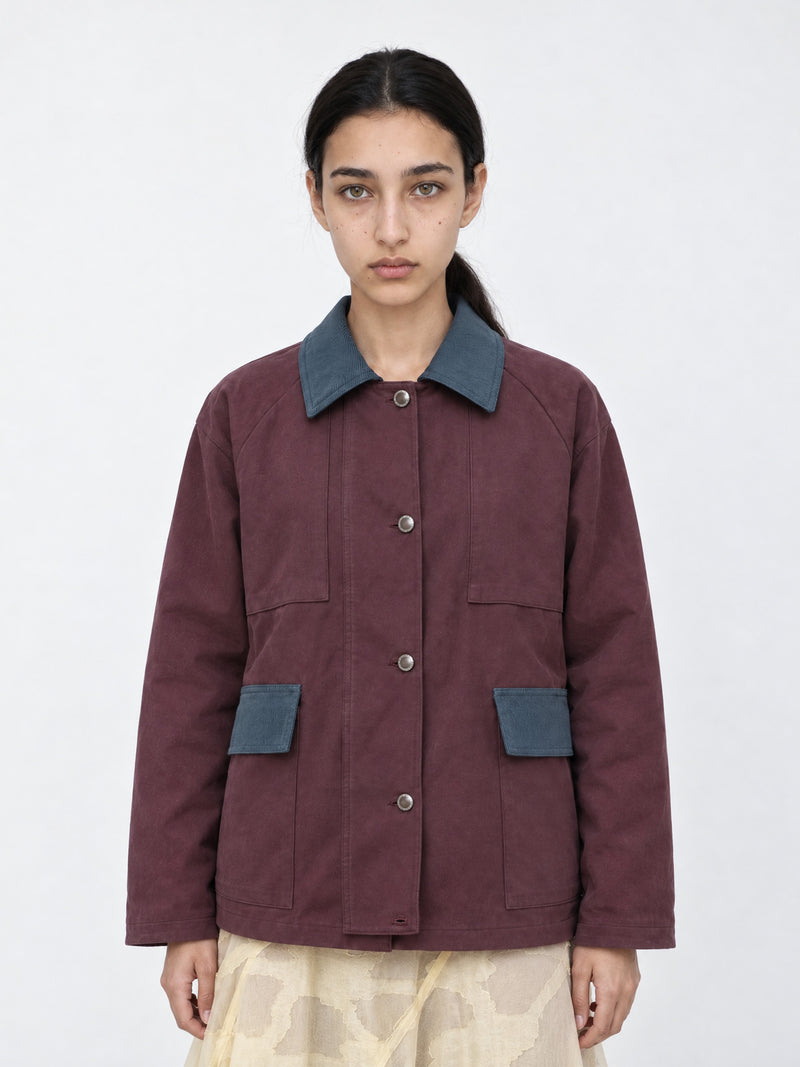 Acorn Contrast Collar Jacket