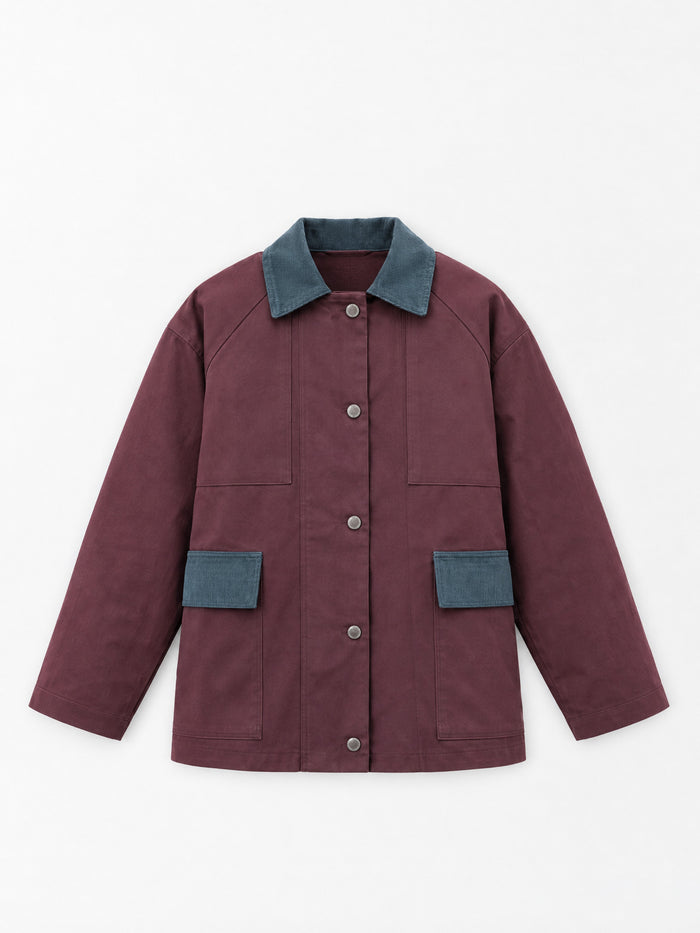 Acorn Contrast Collar Jacket