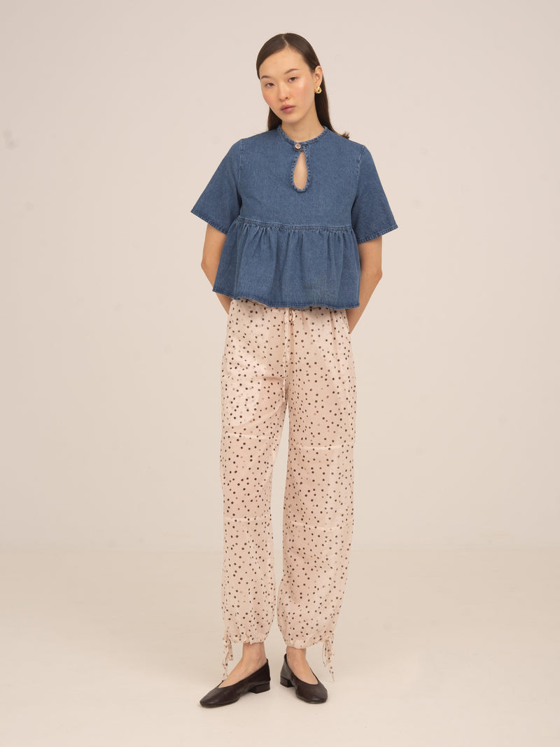 Denim Starlit Top