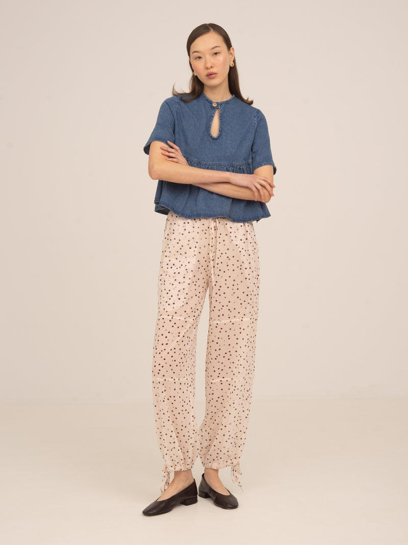 Denim Starlit Top