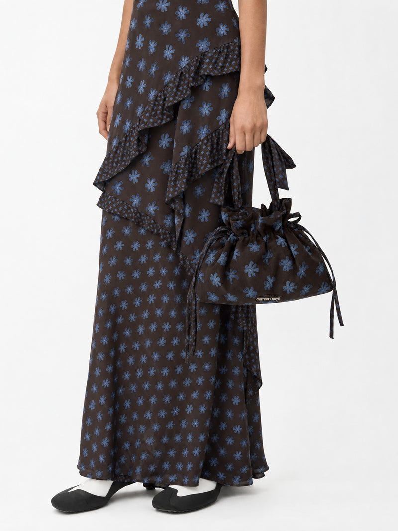 Palma Flower Print Bag