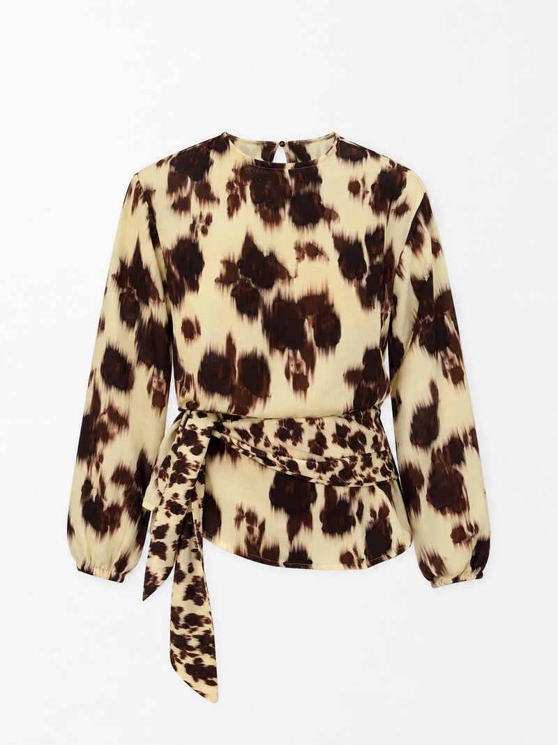 Field Floral Print Tie Top