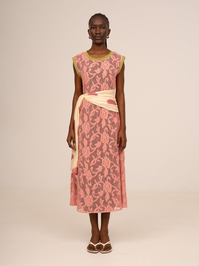 Proposal Pink Embroidery Occasion Dress