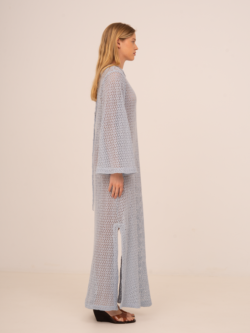Tropic Blue Maxi Beach Dress