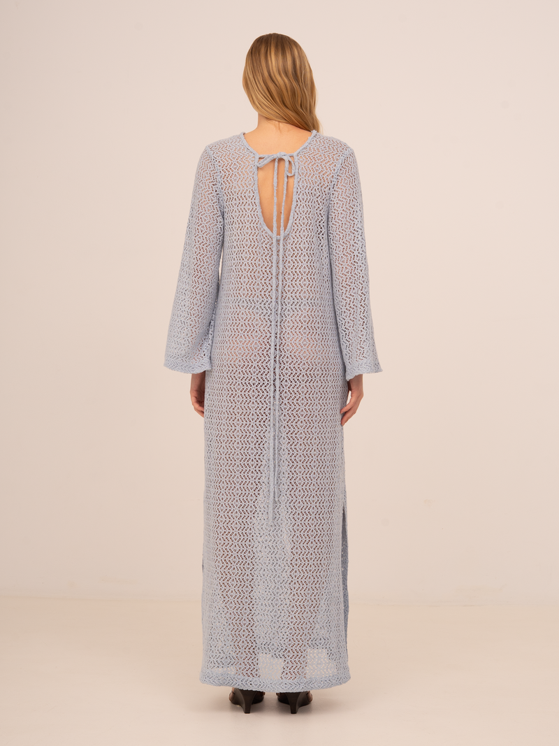 Tropic Blue Maxi Beach Dress