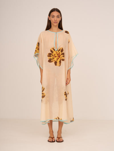 Saltair Floral Kaftan Dress