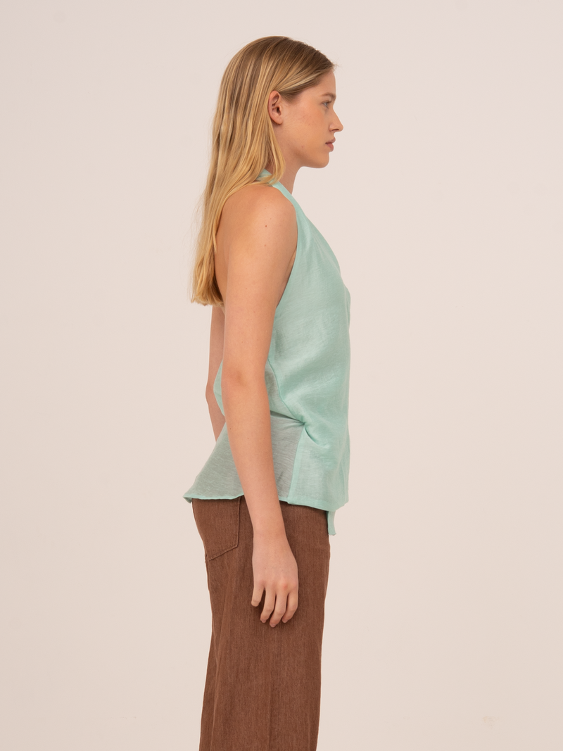 Solea Mint Wrap Top