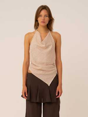 Sienna Striped Halter Top