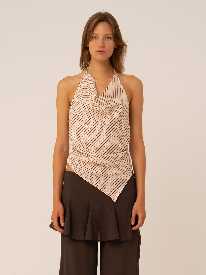 Sienna Striped Halter Top