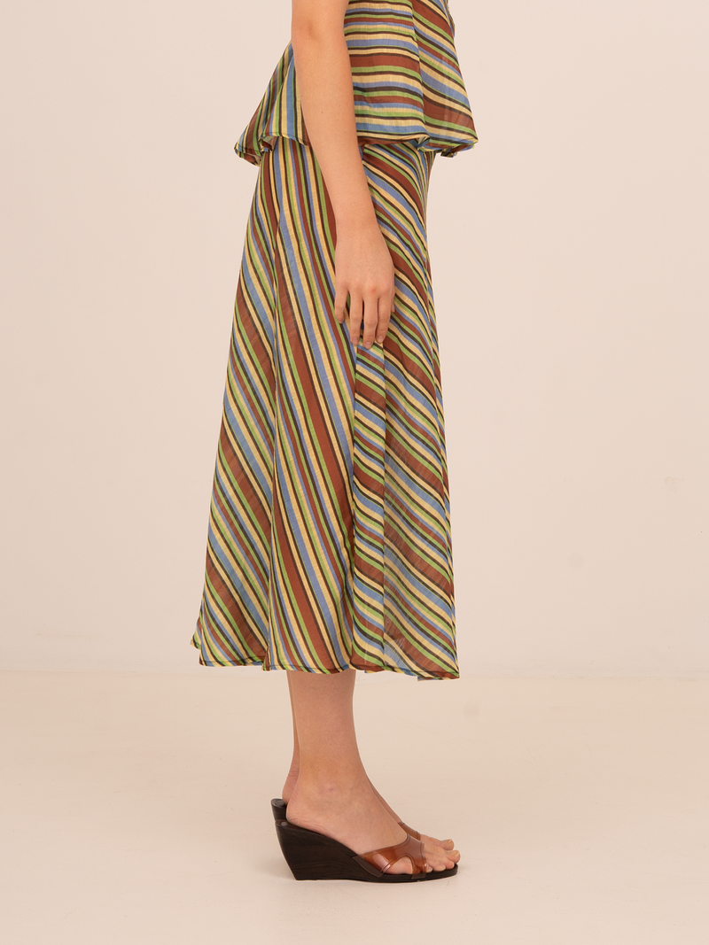 Cala Striped Skirt