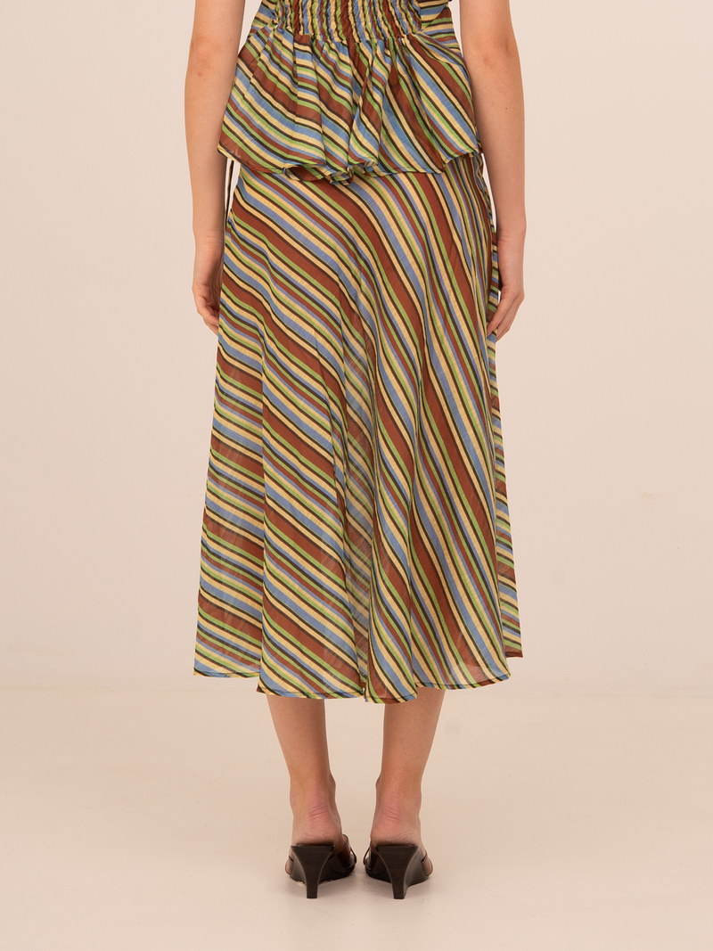 Cala Striped Skirt