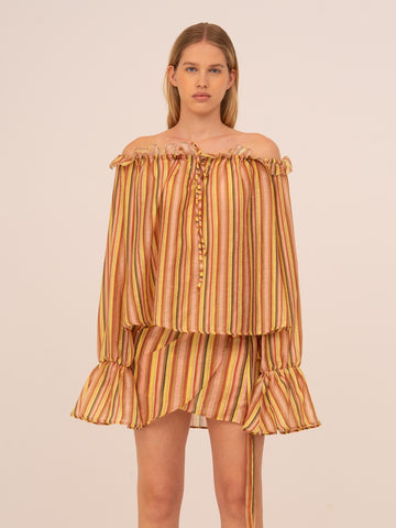 Zest Striped Blouse