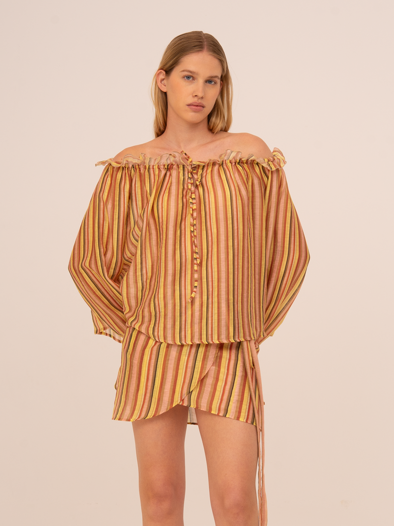 Zest Striped Blouse