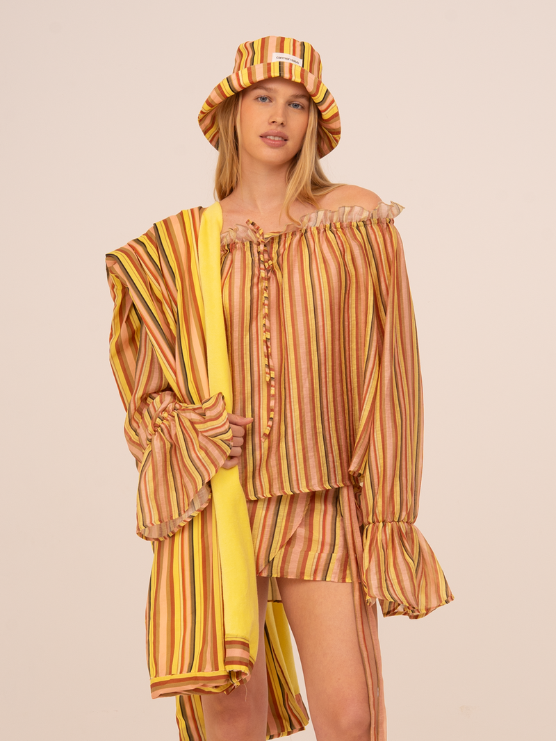 Zest Striped Blouse