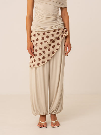 Riviera Ivory Balloon Pants
