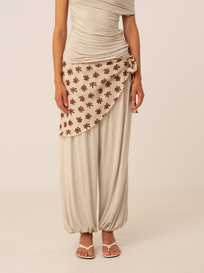 Riviera Ivory Balloon Pants