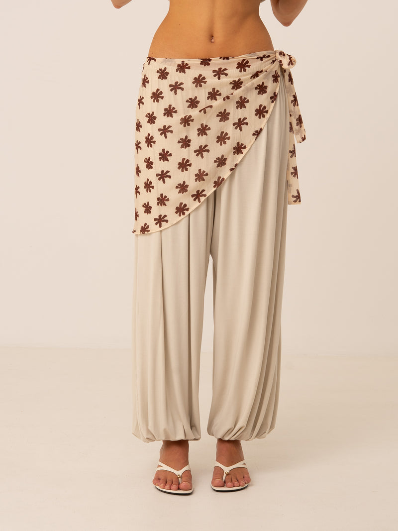 Riviera Ivory Balloon Pants