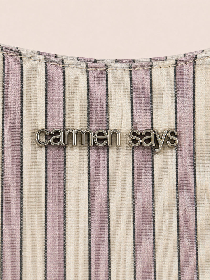 Candy Striped Mini Bag 